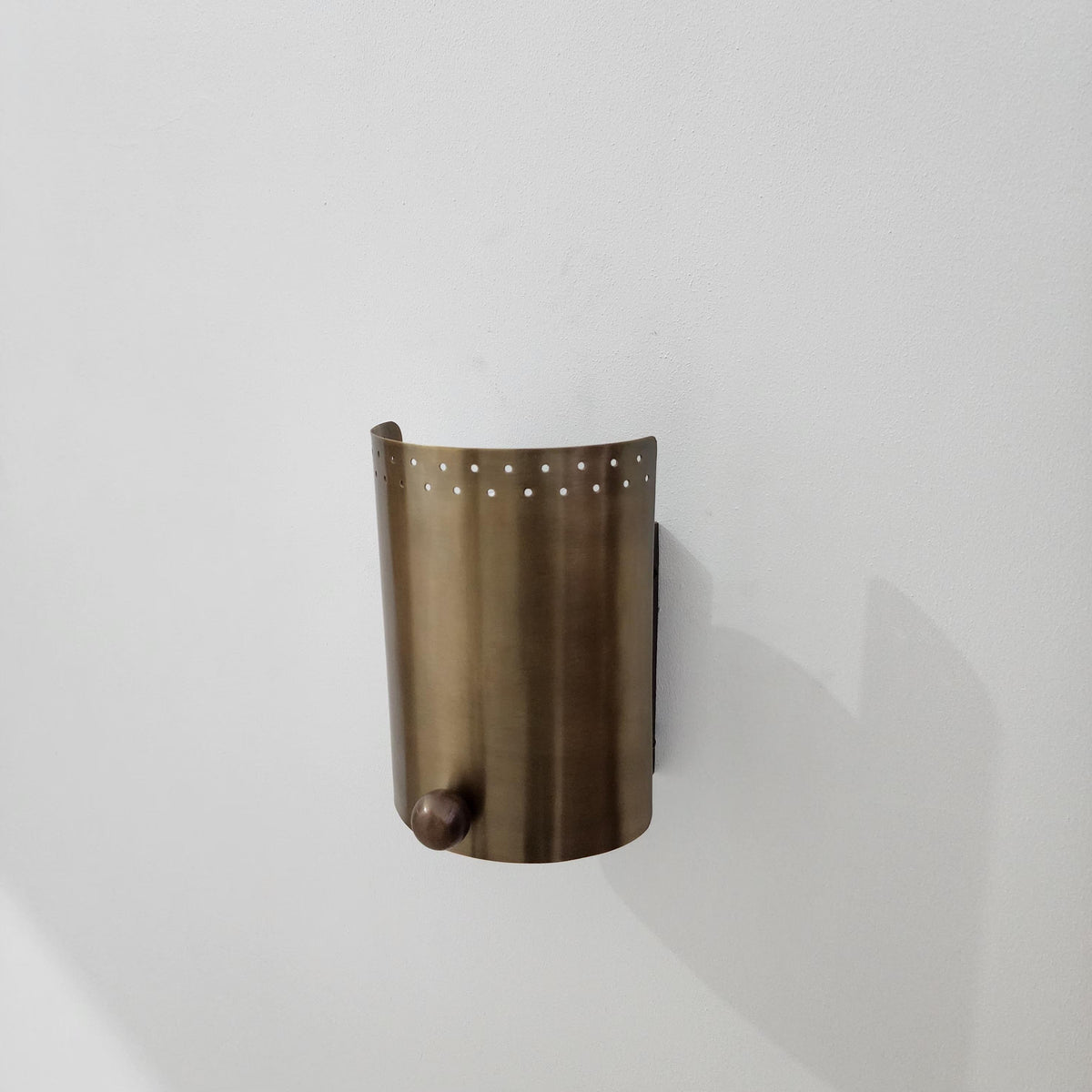 Artisan Made Brass Wall Sconce With Soft Ambient Glow - Ember Lighting