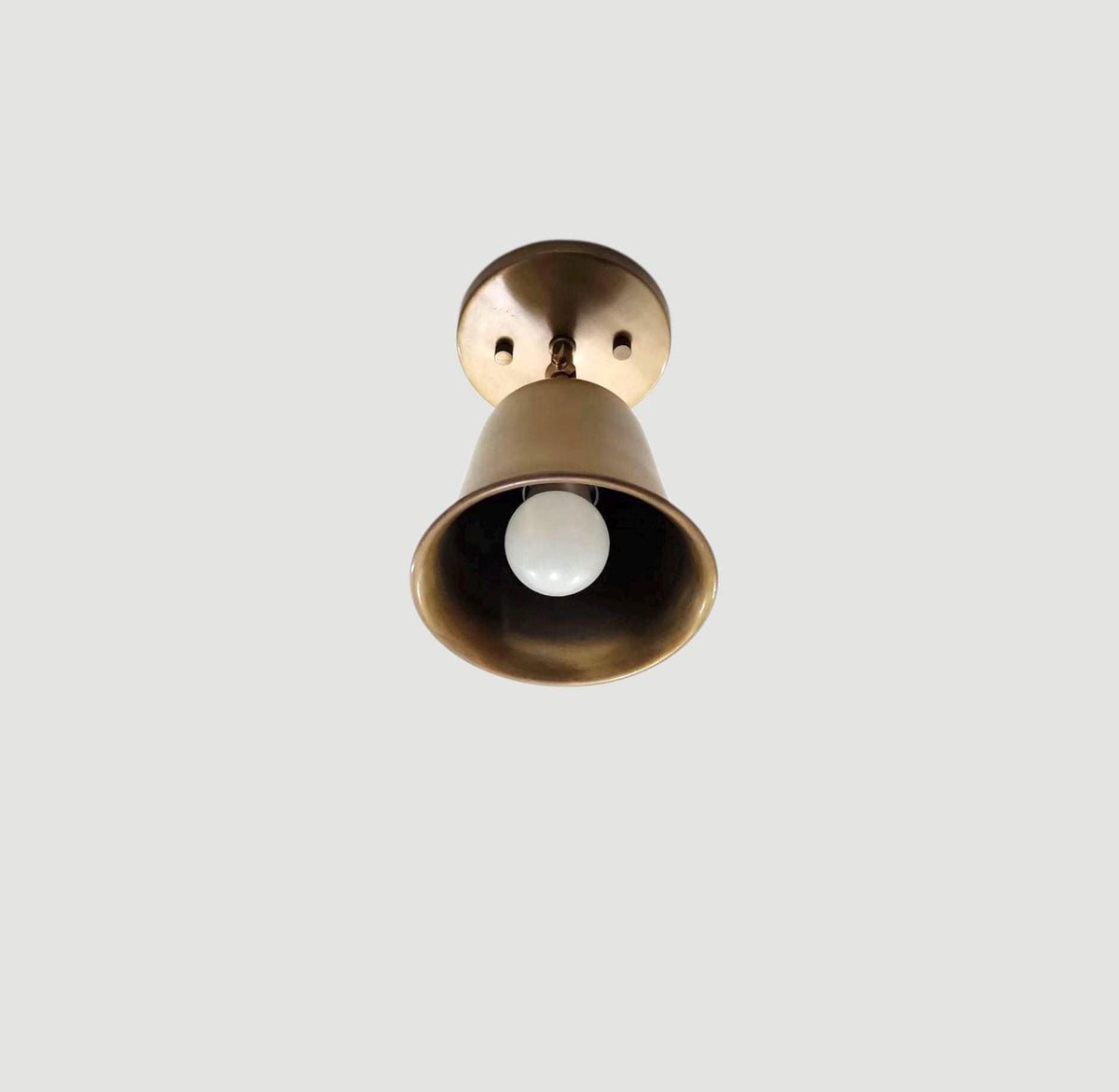 Brushed Brass Indoor Wall Light for Bedroom and Hallway | Ember Lighting