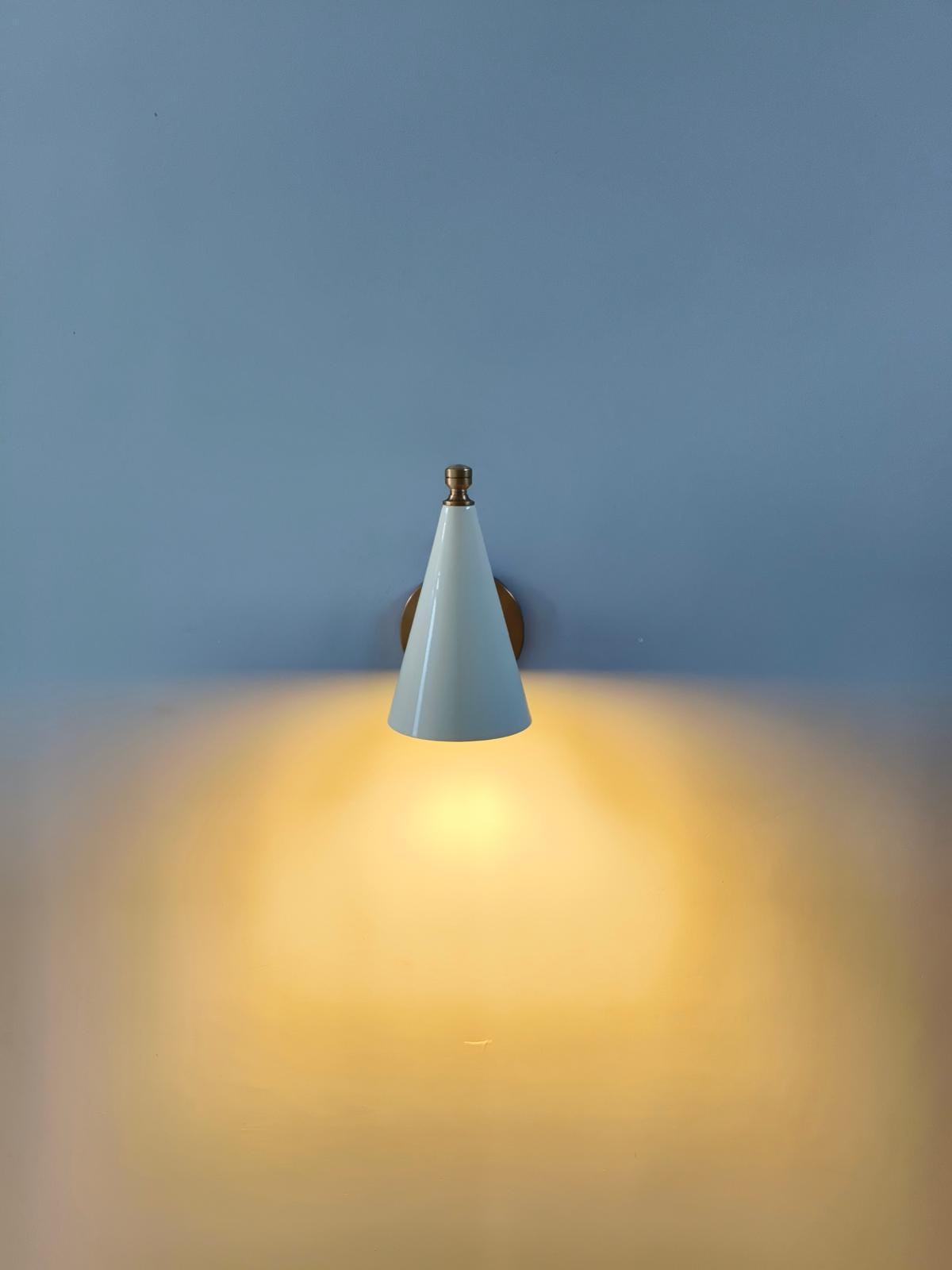 Designer Brass Wall Light Fixture | Ember Lighting