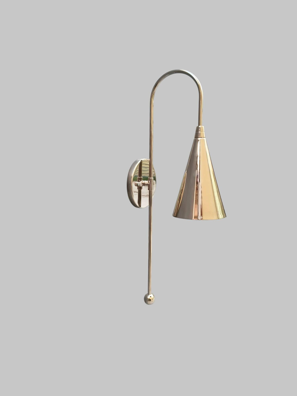 Elegant Bedroom Brass Wall Fixture | Ember Lighting