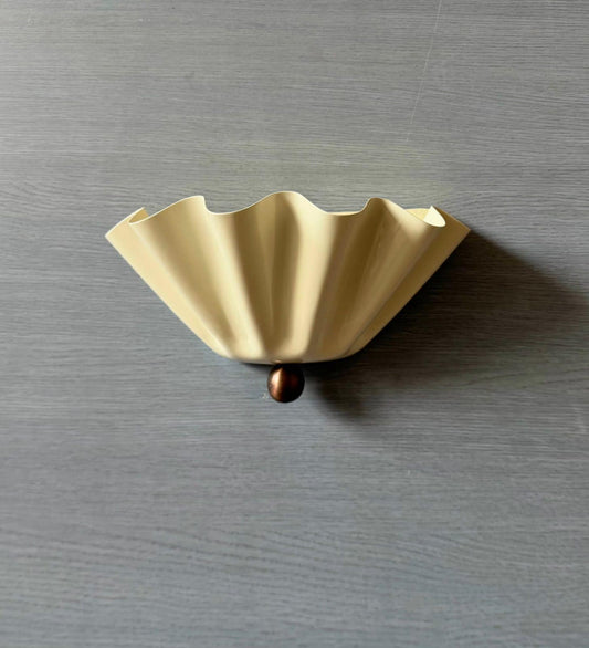 Handcrafted Half Flower Brass Wall Sconce - Ember Lighting