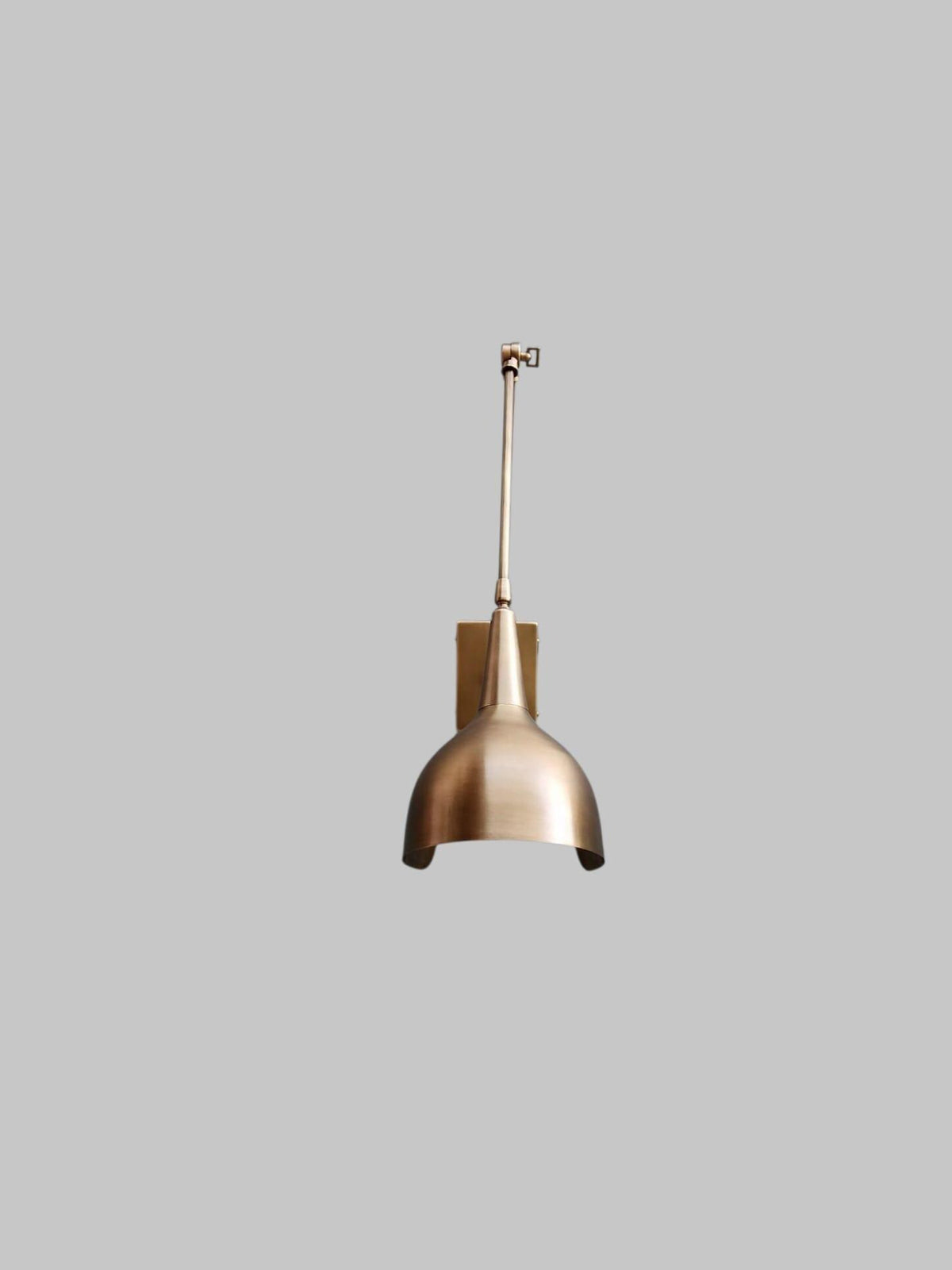 Handcrafted Slim Brass Wall Light - Ember Lighting
