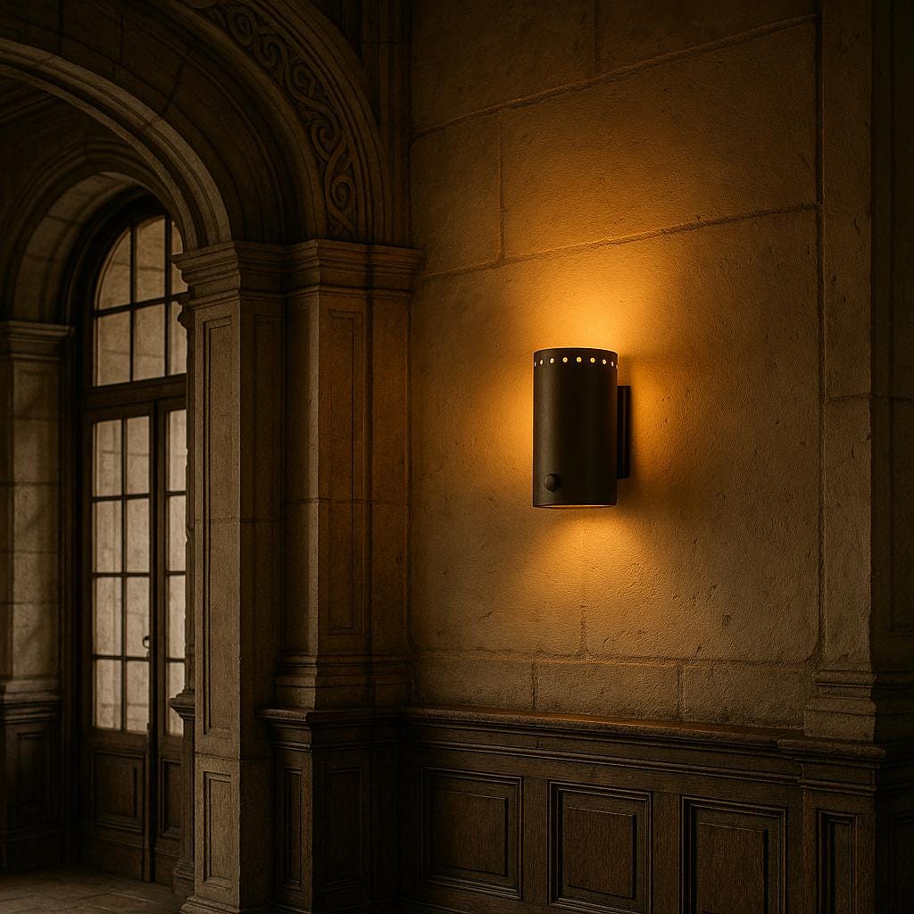 Handmade Brass Ambient Wall Light For Living Room - Ember Lighting