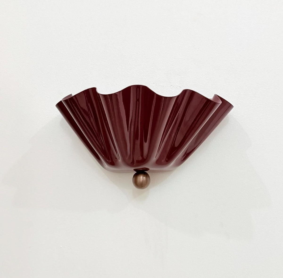 Handmade Brass Half Flower Wall Light - Ember Lighting