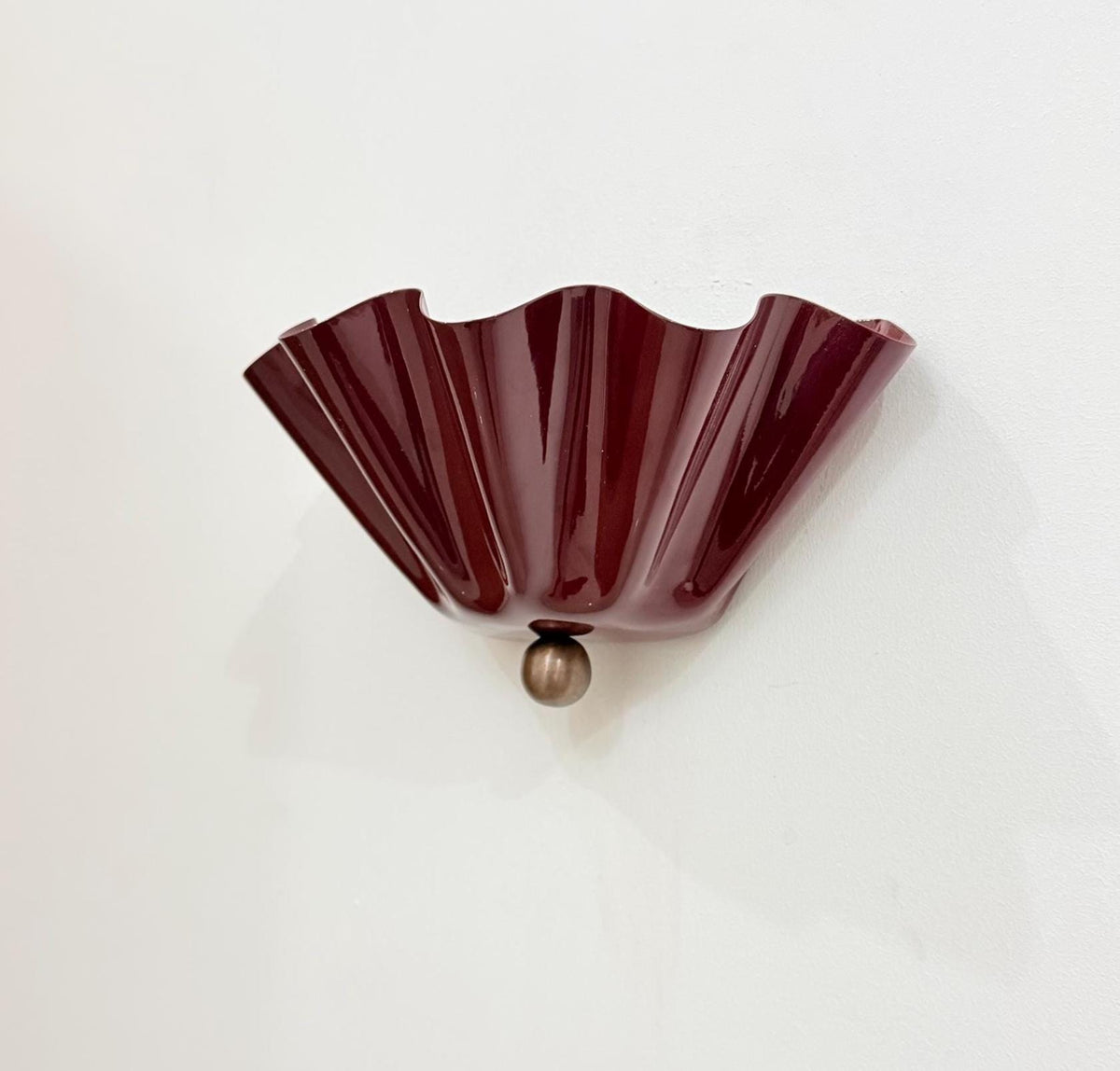 Handmade Brass Half Flower Wall Light - Ember Lighting