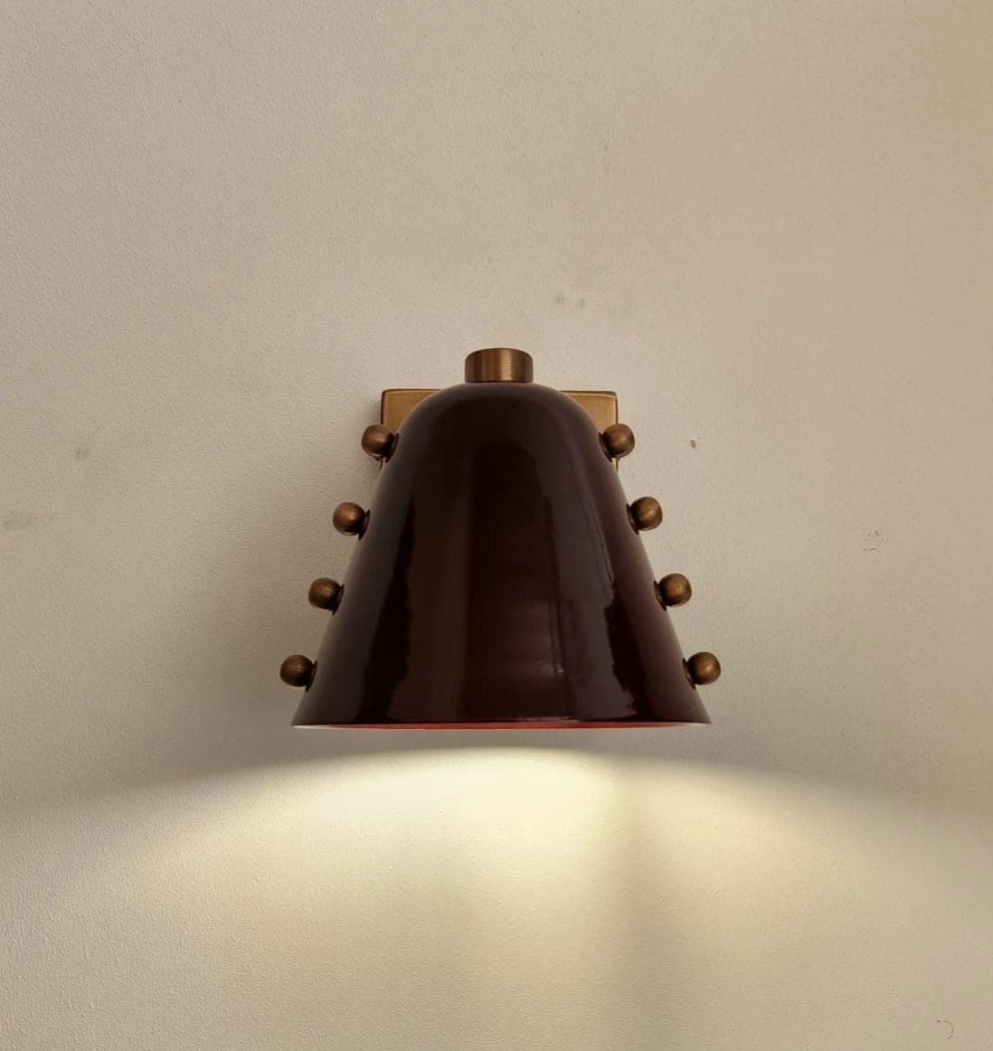Handmade Brass Wall Light for Bedroom and Living Room - Ember Lighting
