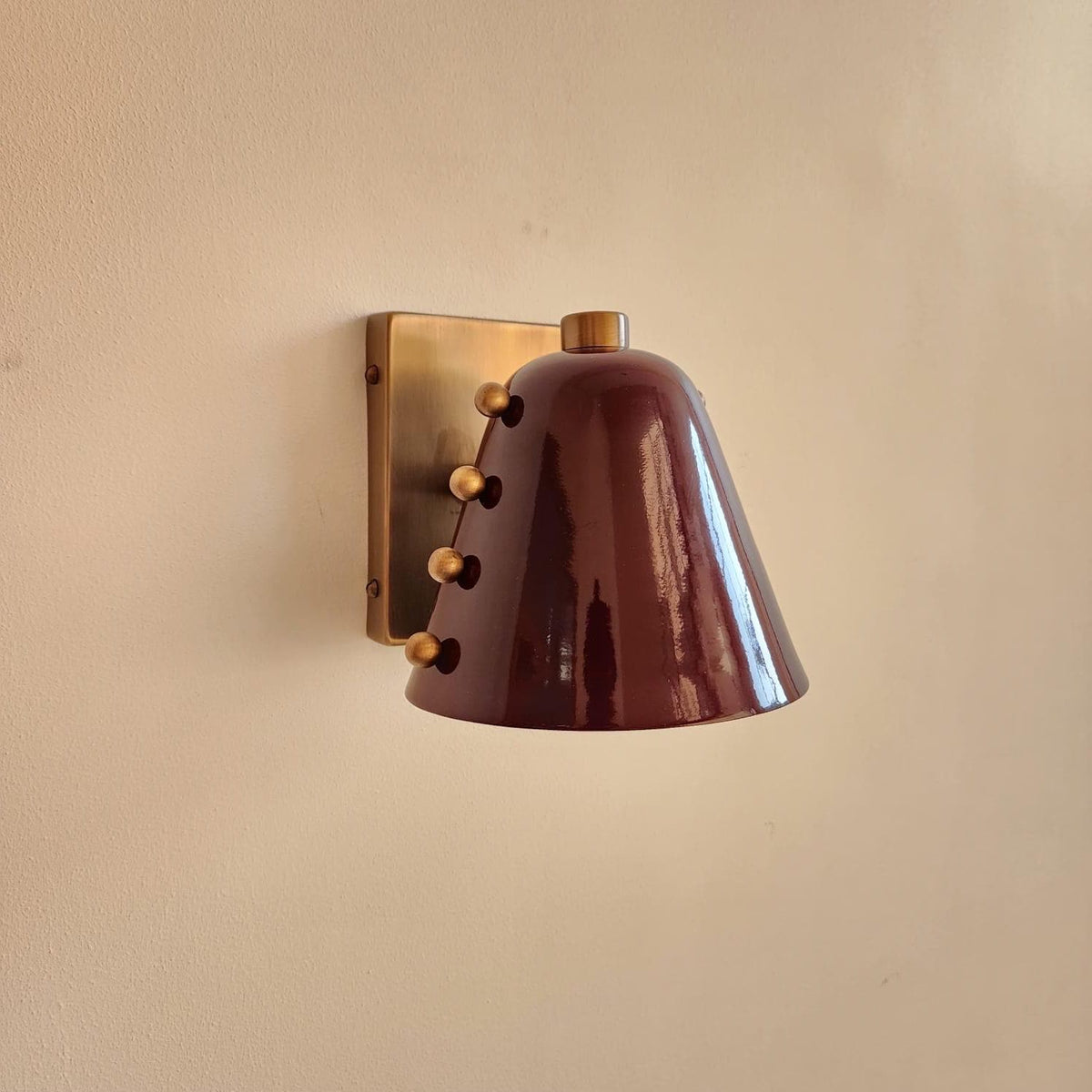 Handmade Brass Wall Light for Bedroom and Living Room - Ember Lighting
