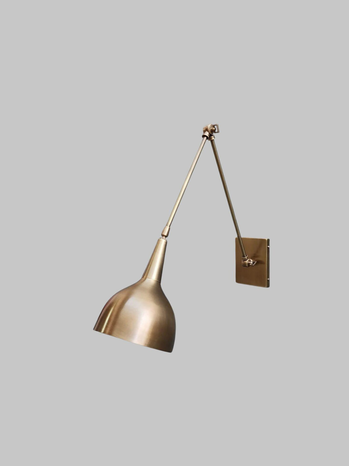 Handmade Brass Wall Light With Slim Profile - Ember Lighting