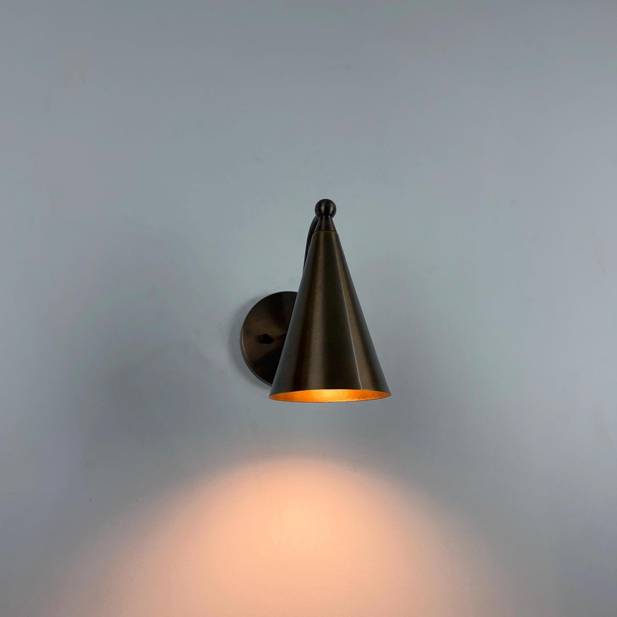 Handmade Brass Wall Sconce for Modern and Traditional Interiors - Ember Lighting