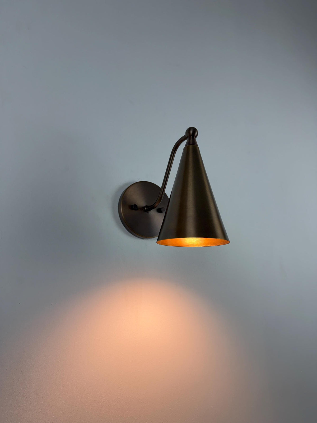 Handmade Brass Wall Sconce for Modern and Traditional Interiors - Ember Lighting