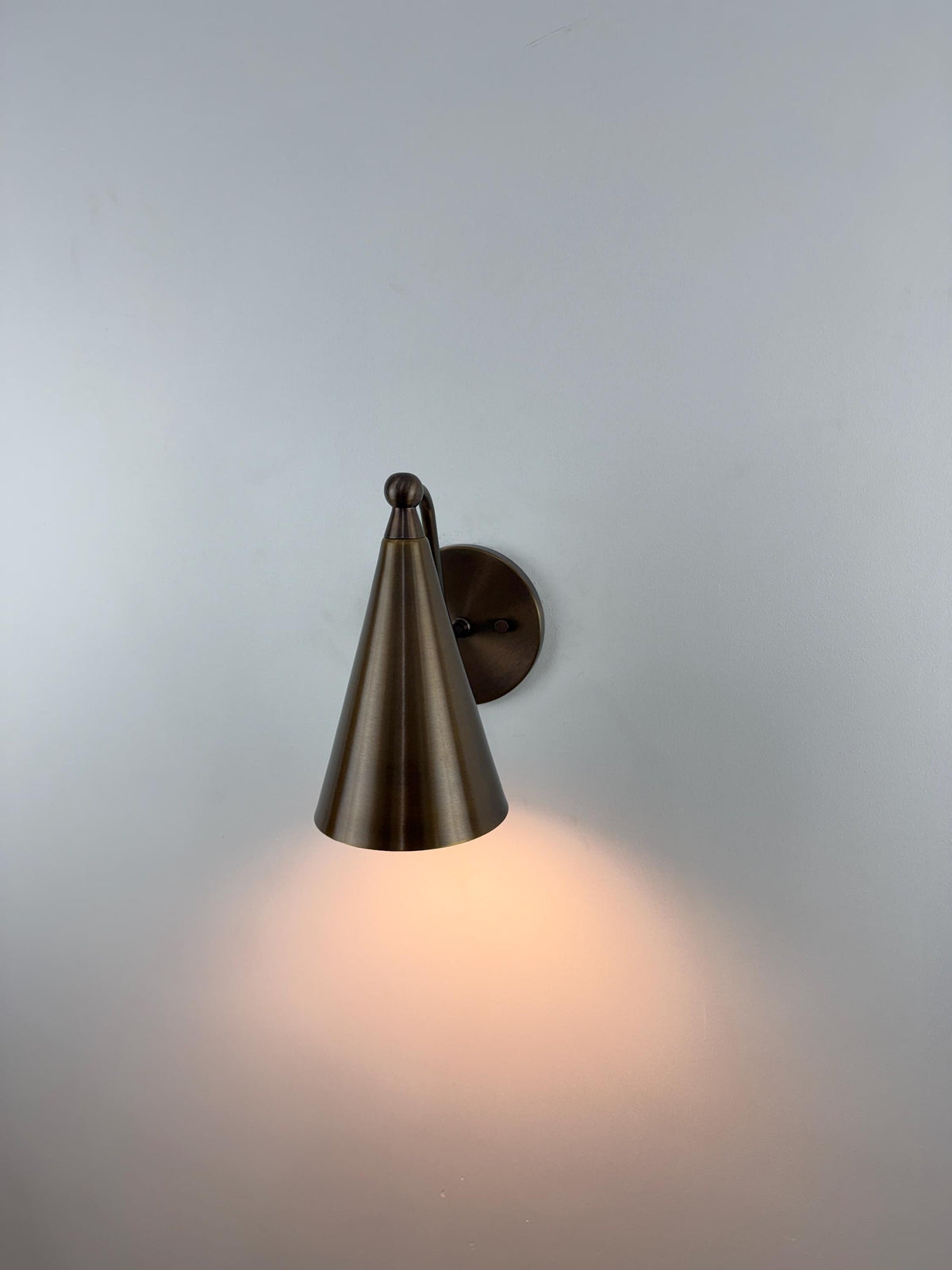 Handmade Brass Wall Sconce for Modern and Traditional Interiors - Ember Lighting