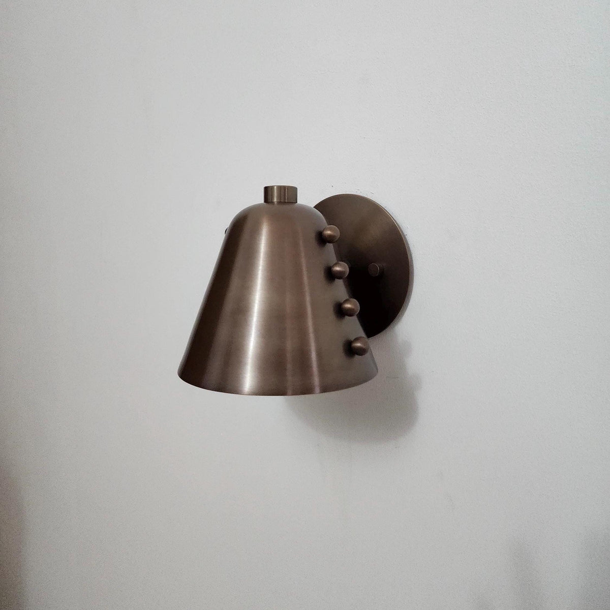 Handmade Brass Wall Sconce For Small Spaces - Ember Lighting