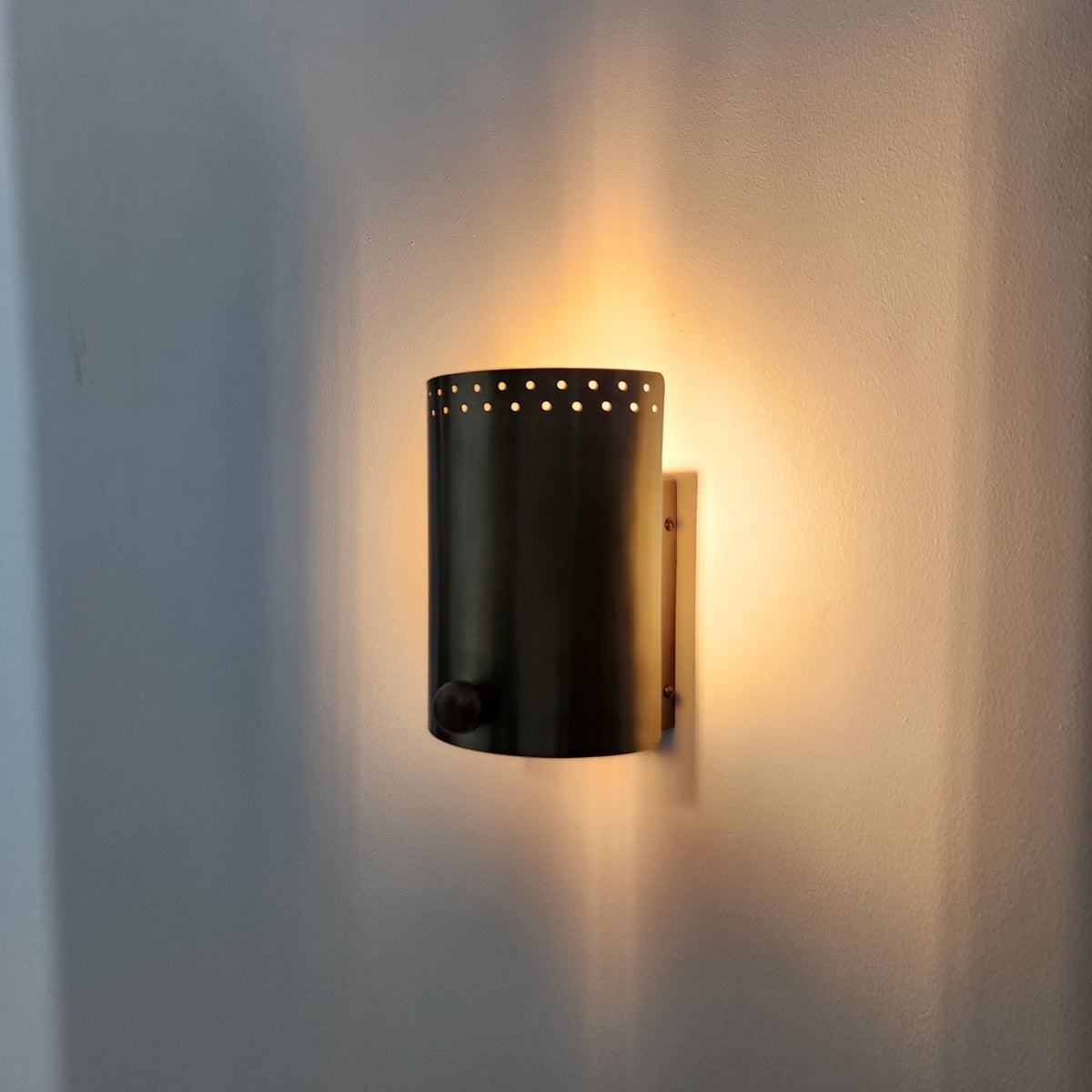 Handmade Brass Wall Sconce Minimalist Mid Century Light - Ember Lighting