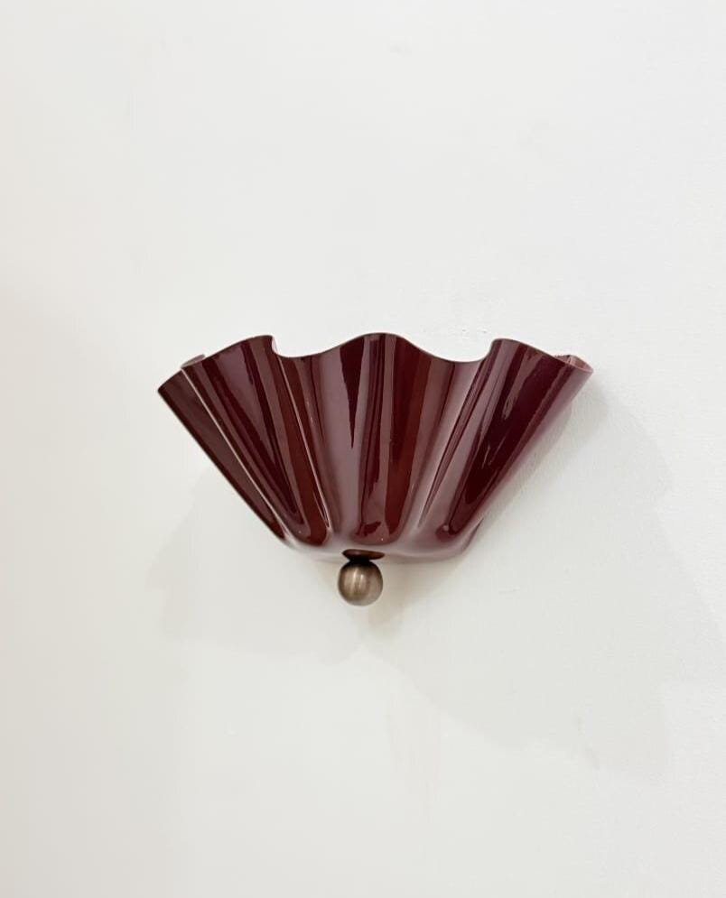 Handmade Half Flower Wall Light with Brass Finish | Ember Lighting