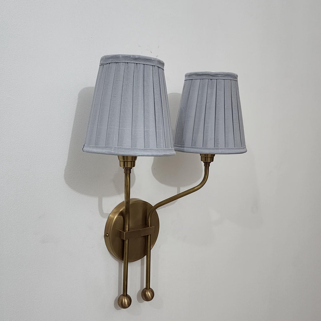 Vintage Charm: Double Arm Wall Sconce for Elegant Lighting
