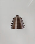 Dark Antique Patina Brass Shade – Handmade Brass Wall Light Fixture