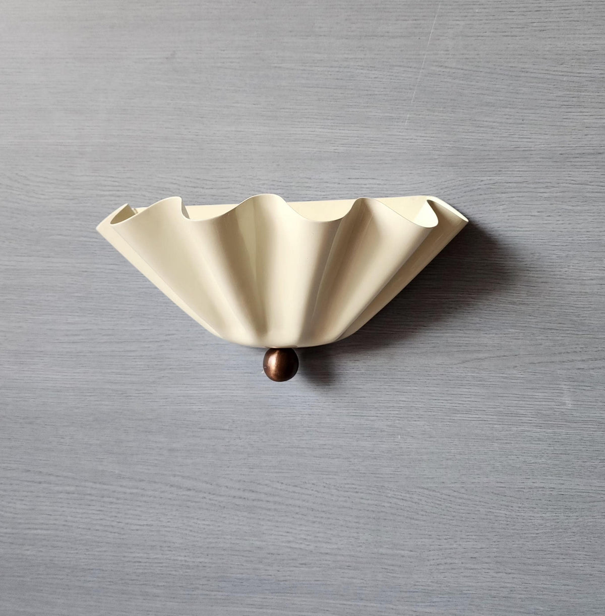 Handmade Half Flower Wall Light with Brass Finish | Ember Lighting