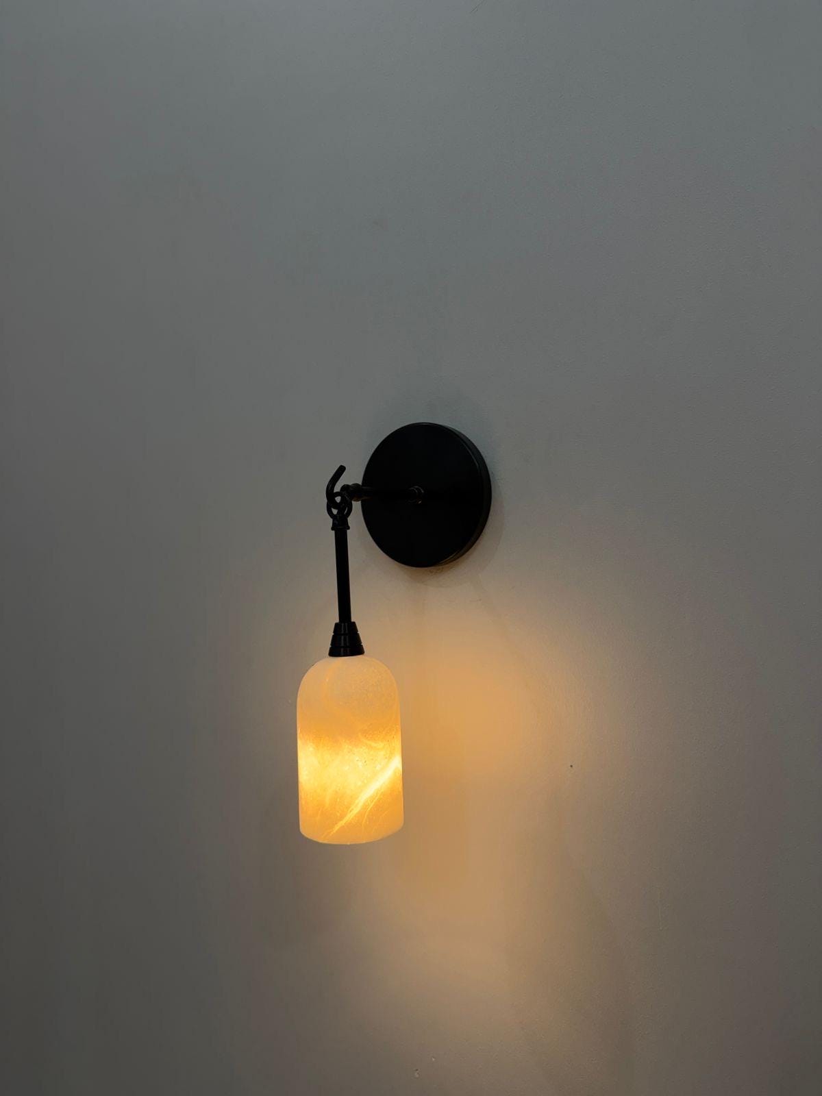 Natural Stone Alabaster Wall Light For Bathroom - Ember Lighting