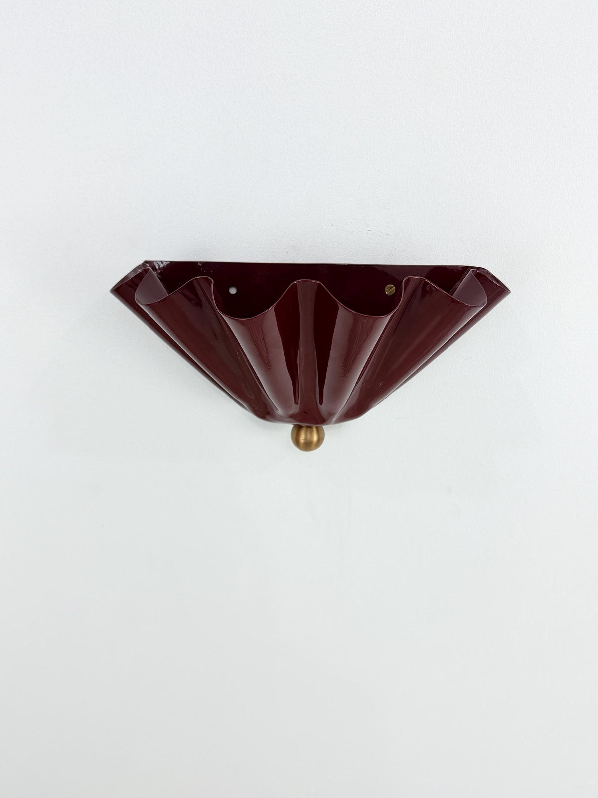 Half Flower Brass Wall Light For Hallway - Ember Lighting