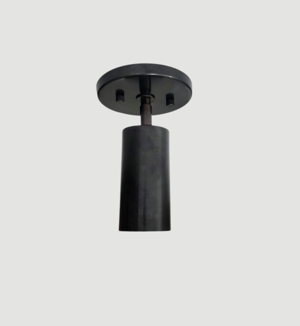 Handcrafted Adjustable Brass Ceiling Spotlight – Mid-Century Modern Flush Mount Light Fixture.