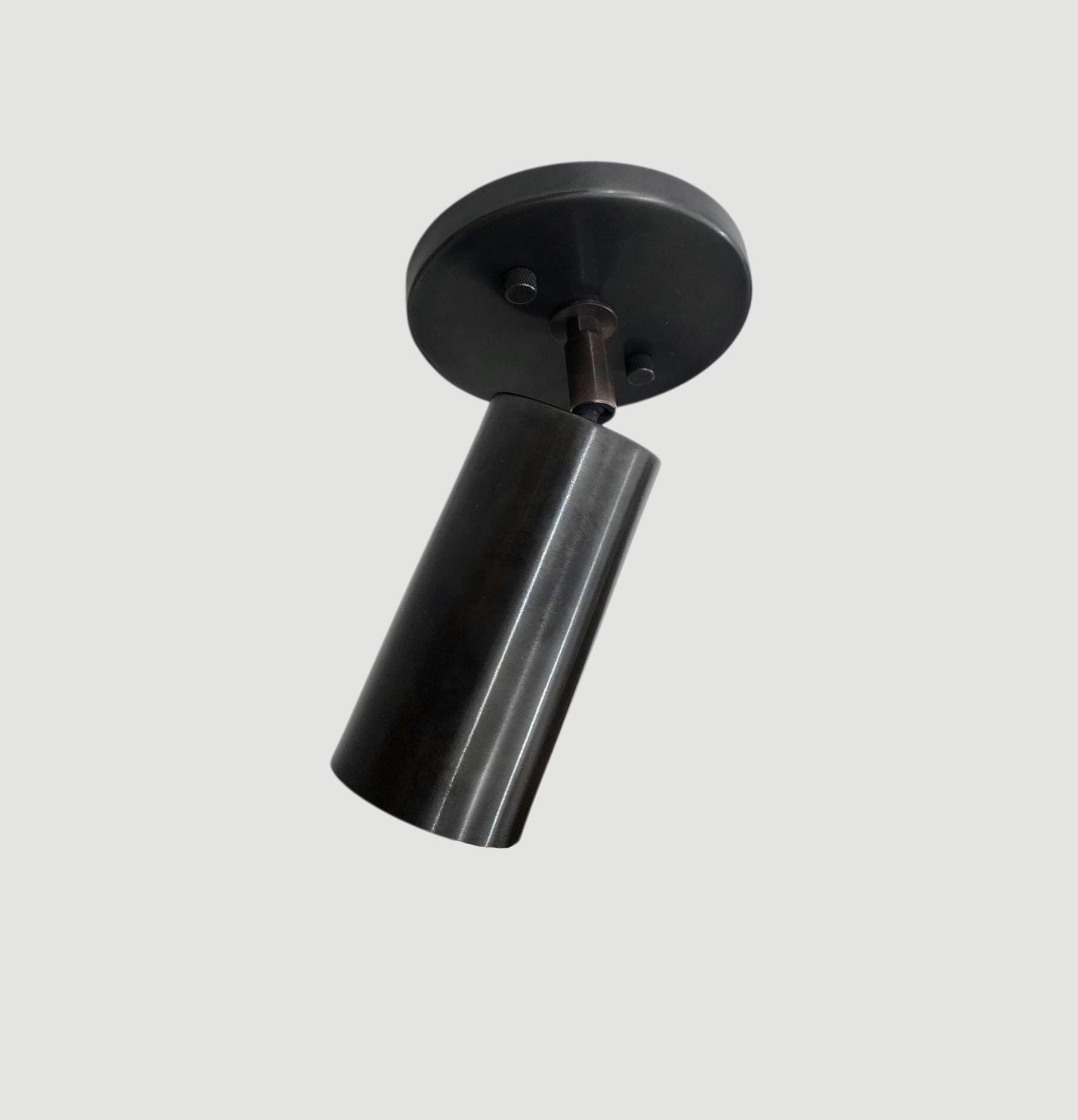 Handcrafted Adjustable Brass Ceiling Spotlight – Mid-Century Modern Flush Mount Light Fixture.