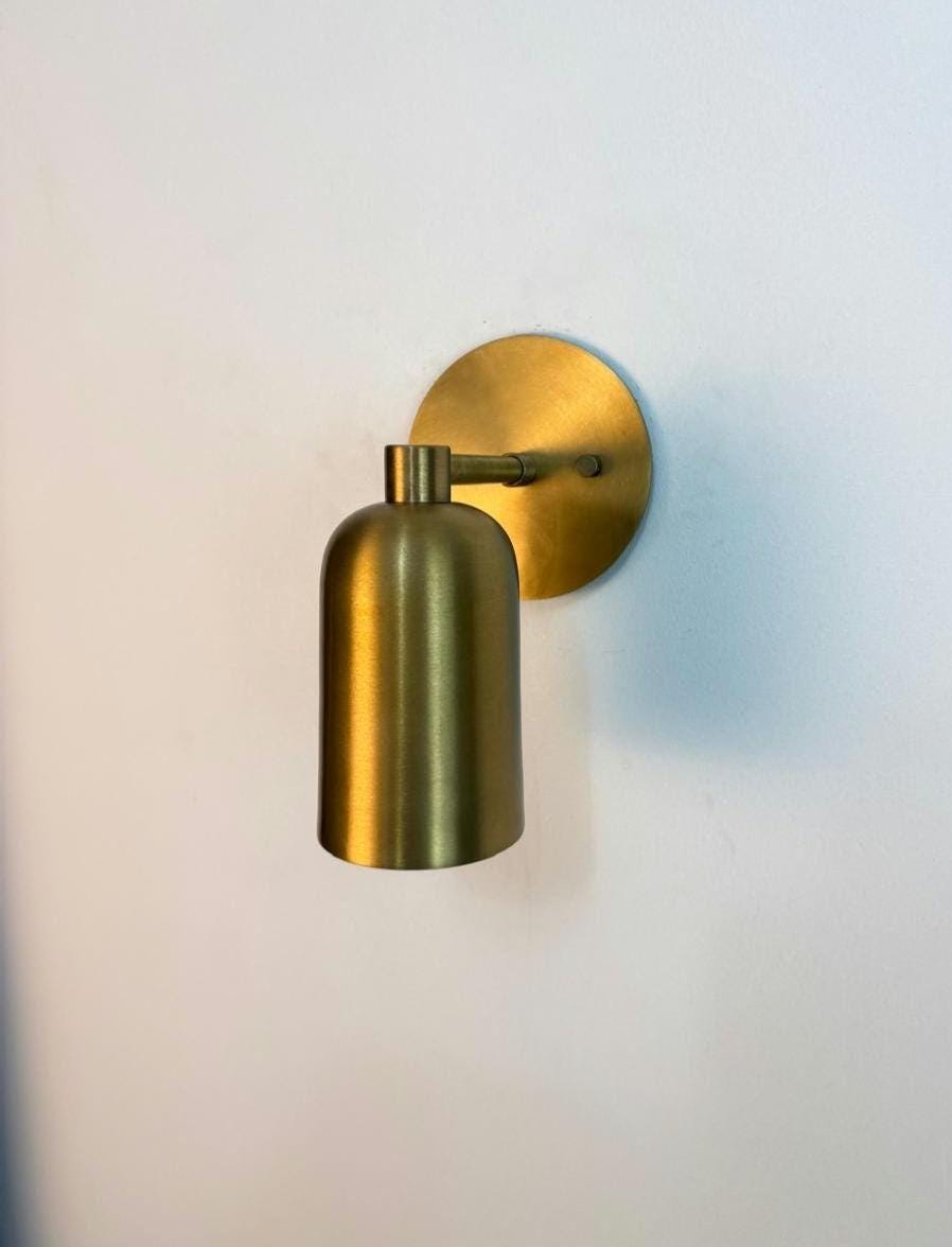 Handcrafted Solid Brass Wall Sconce Luxury Brass Light Fixture