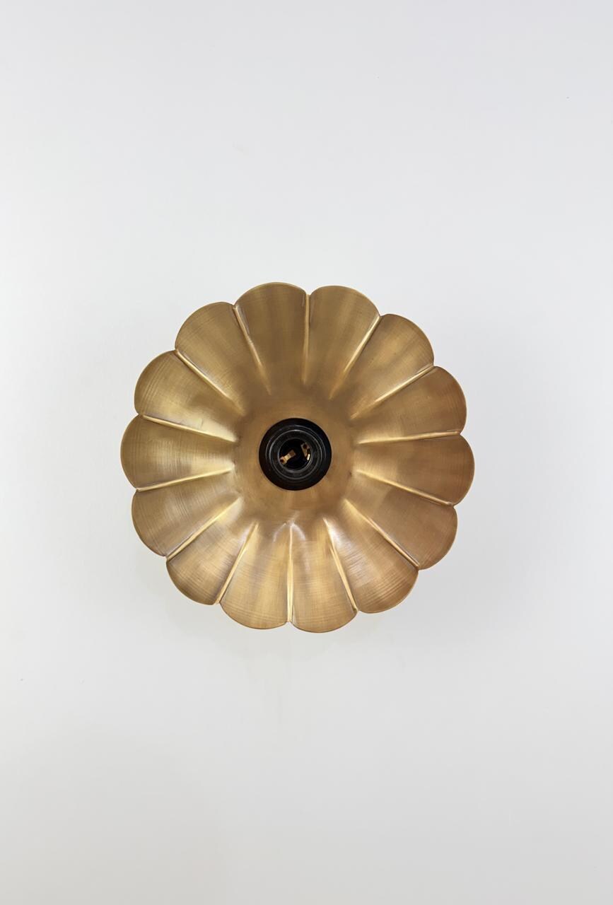 Vintage-Inspired Brass Ceiling Pendant – Handcrafted with Adjustable Drop