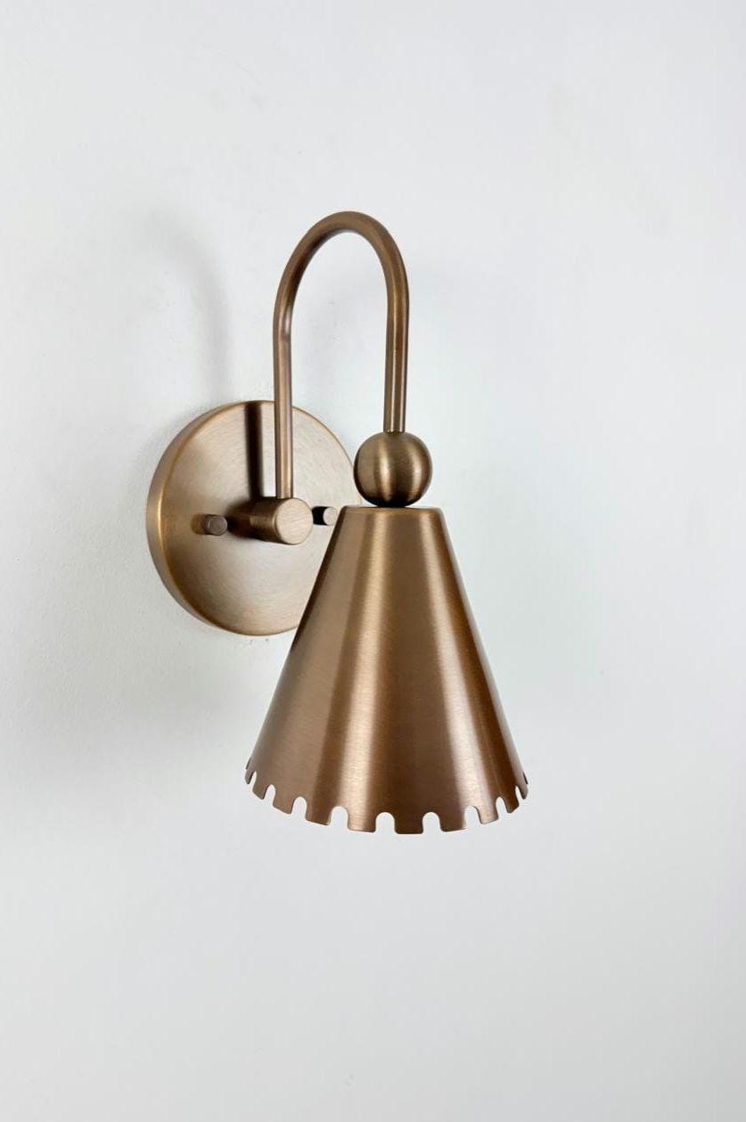 Classic Brass Wall Sconce | Vintage-Inspired Timeless Lighting