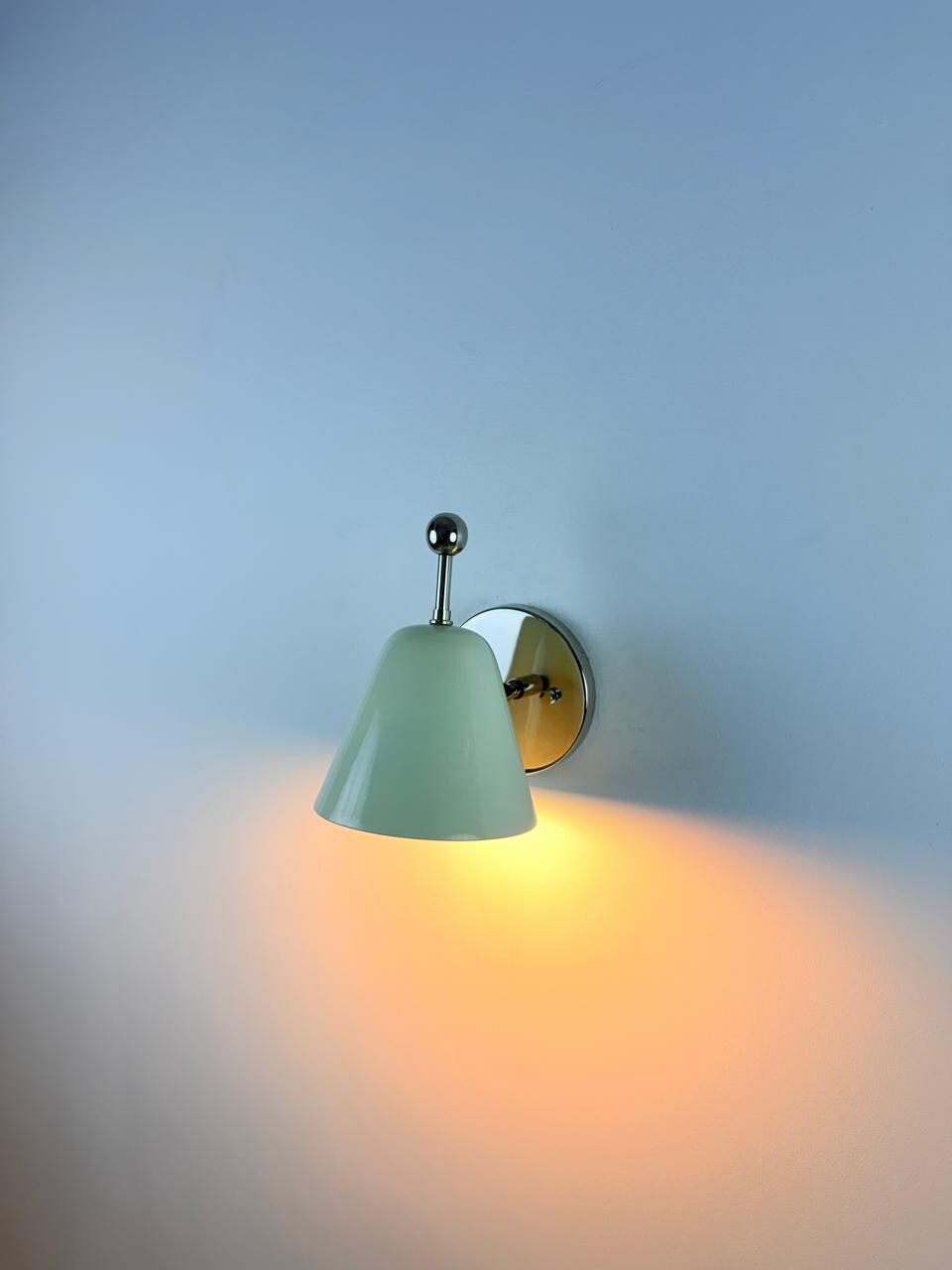 Nordic Style Brass Wall Lamp | Handcrafted Ivory Sconce | Modern Minimalist Lighting