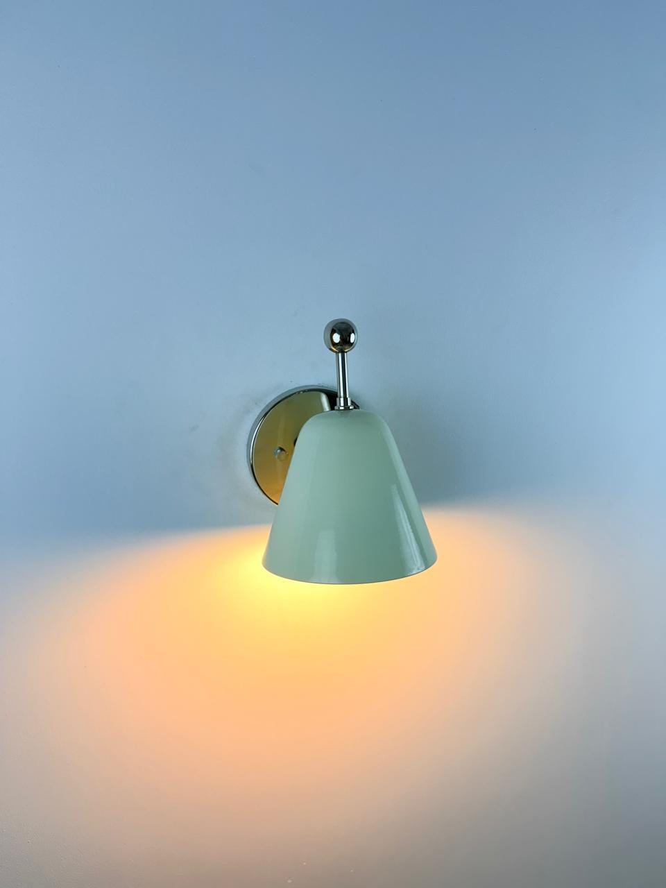 Nordic Style Brass Wall Lamp | Handcrafted Ivory Sconce | Modern Minimalist Lighting