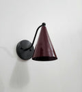 Handcrafted Brass Wall Sconce with Cone Shade | Vintage Accent Wall Light