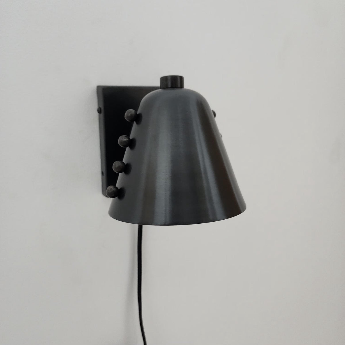 Mid-Century Brass Cone Wall Sconce | Ember Lighting