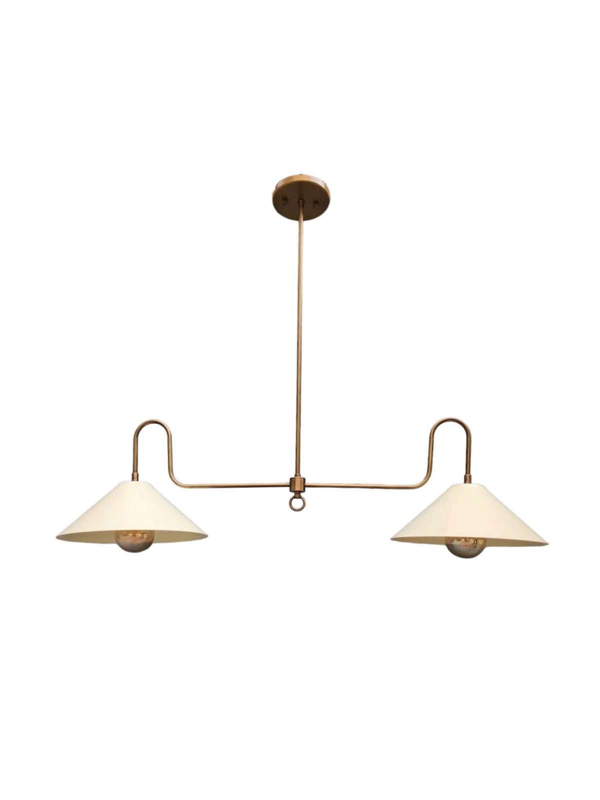 Modern Brass Ceiling Chandelier | Ember Lighting