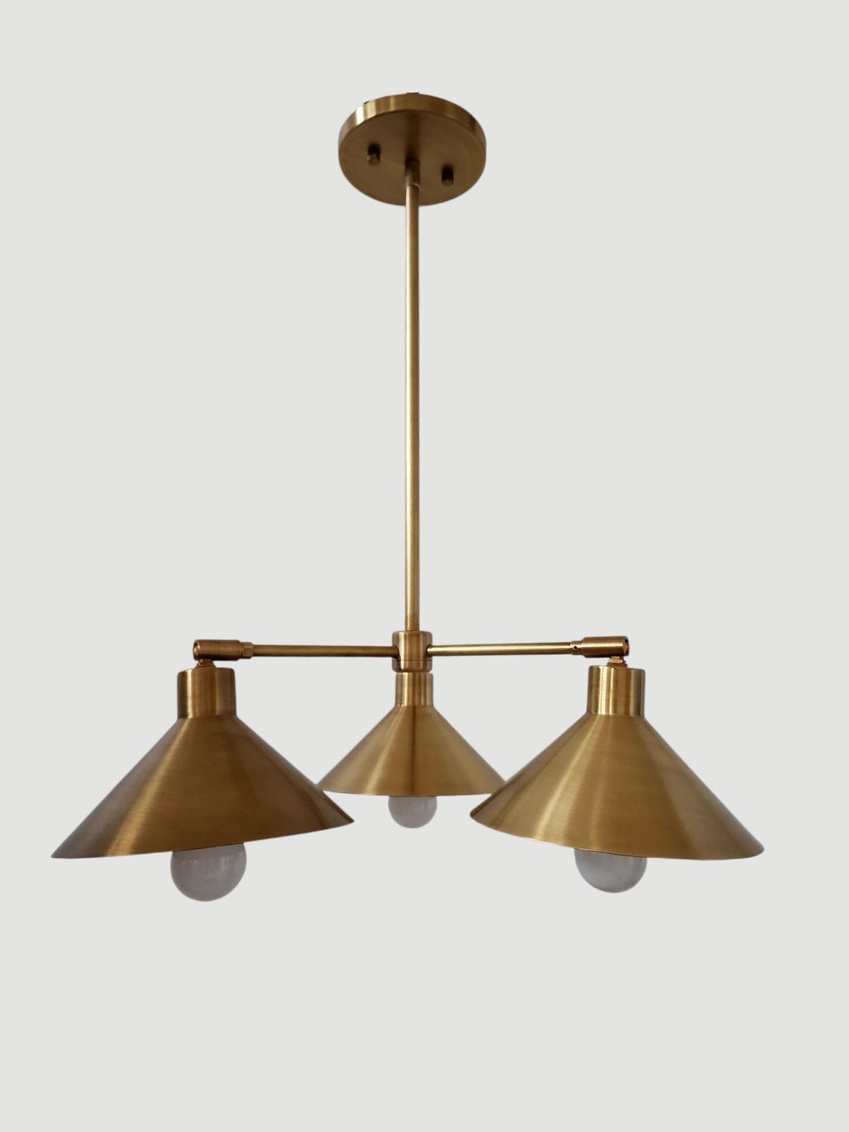 Modern Brass Sputnik Chandelier | Ember Lighting