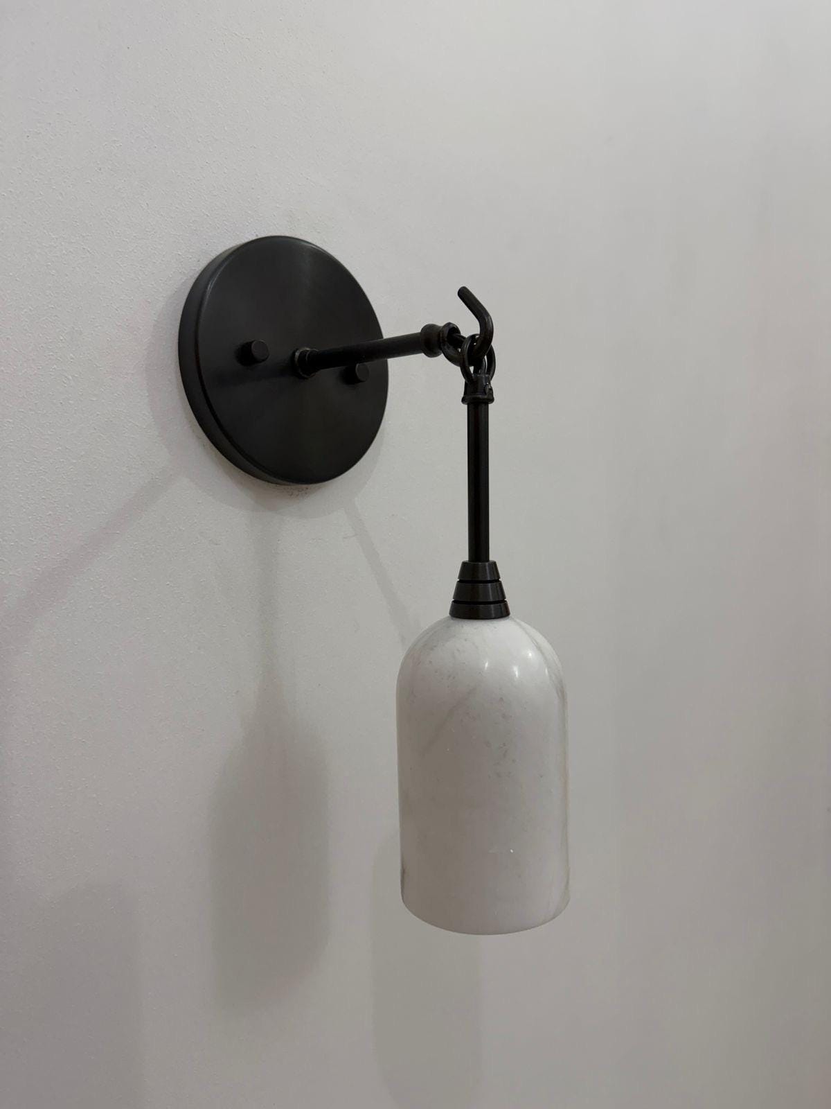 Natural Stone Alabaster Wall Light For Bathroom - Ember Lighting