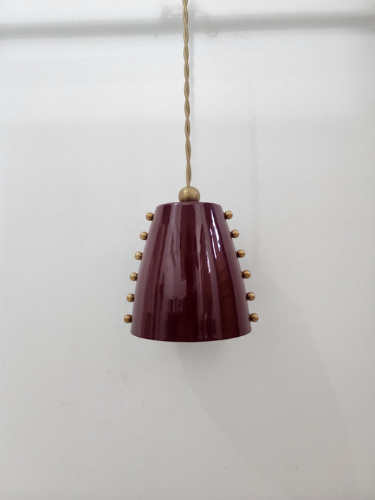 Raw Brass Cone Shade Wall Sconce - Ember Lighting