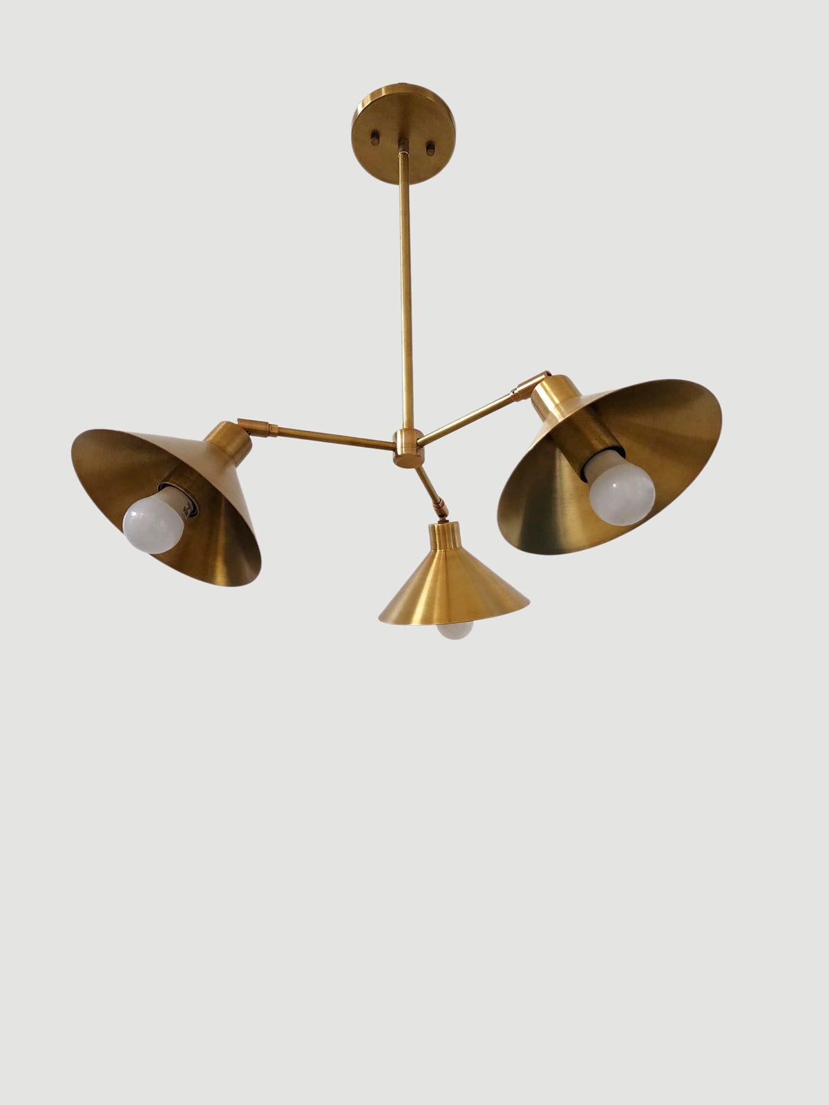 Solid Brass Dining Room Chandelier | Ember Lighting