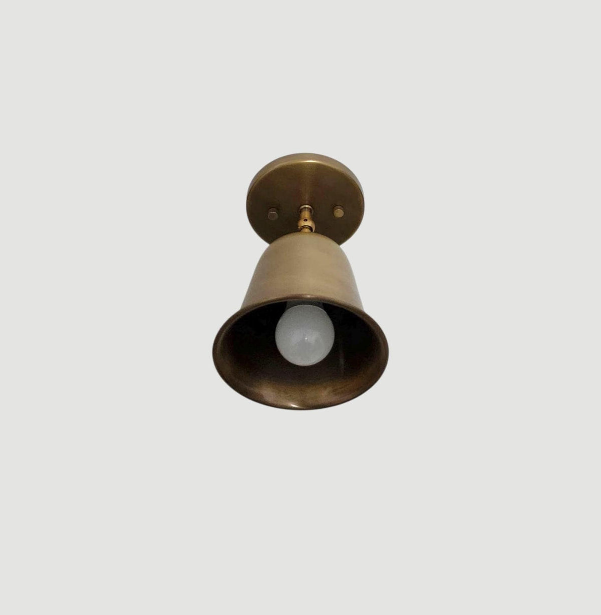 Solid Brass Mid Century Wall Sconce for Modern Home | Ember Lighting