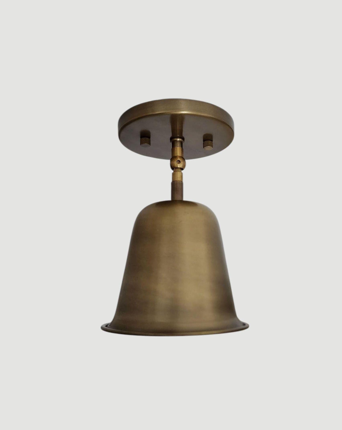 Vintage Mid Century Brass Wall Light with Brushed Finish | Ember Lighting
