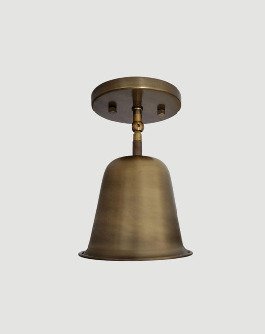 Vintage Mid Century Brass Wall Light with Brushed Finish | Ember Lighting